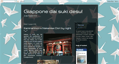 Desktop Screenshot of giapponedaisukidesu.com